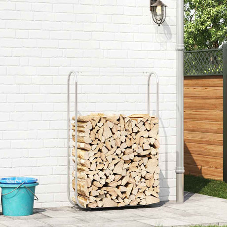 Vidaxx Brennholzregal 100x25x150 cm aus verzinktem Stahl