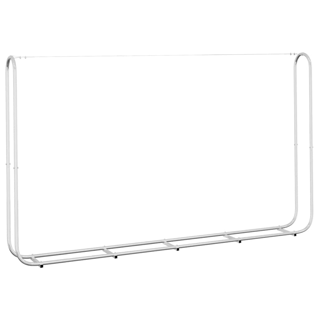 Vidaxx Brennholzregal 250x25x150 cm aus verzinktem Stahl
