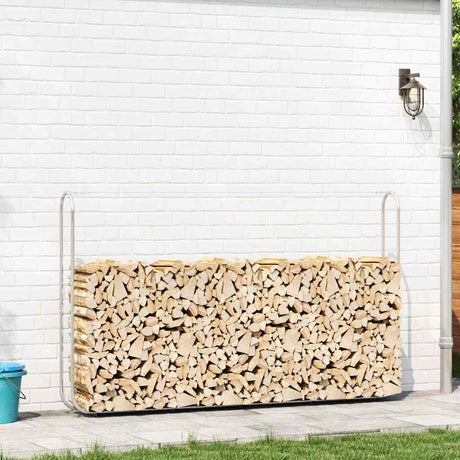 Vidaxx Brennholzregal 250x25x150 cm aus verzinktem Stahl