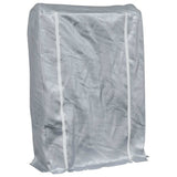 Vidaxx Kaminholzregal mit Regenschutz 100x25x150 cm verzinkter Stahl