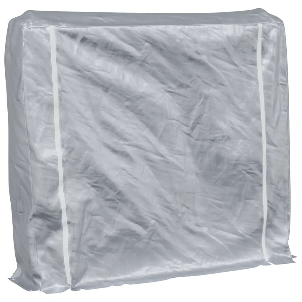 Vidaxx Kaminholzregal mit Regenschutz 150x25x150 cm verzinkter Stahl
