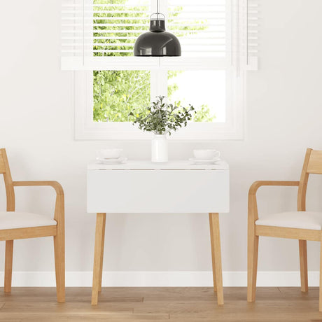 Vidaxl eettafel massief hout naturel rubber
