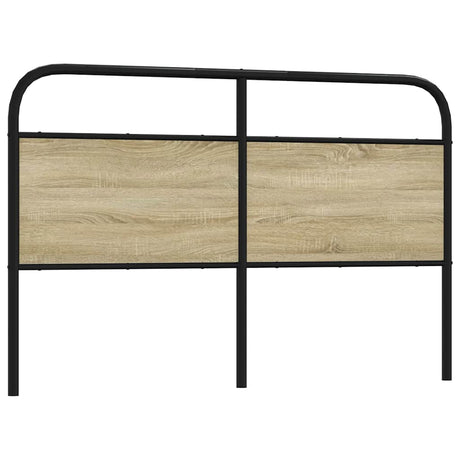 Vidaxl vervangend hoofdbord 160 cm staal en sonoma eikenkleurig