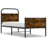 Vidaxl bedframe zonder matras bewerkt hout sonoma eikenkleur 80x200 cm