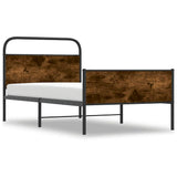 Vidaxl bedframe zonder matras bewerkt hout sonoma eikenkleur 100x200cm