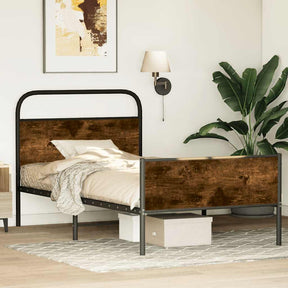 Vidaxl bedframe zonder matras bewerkt hout sonoma eikenkleur 100x200cm