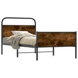 Vidaxl bedframe zonder matras bewerkt hout sonoma eikenkleur 107x203cm