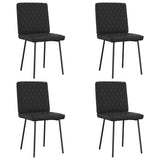 Vidaxl eetkamerstoelen 4 st kunstleer zwart