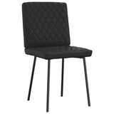 Vidaxl eetkamerstoelen 4 st kunstleer zwart