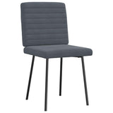 Vidaxl eetkamerstoelen 4 st fluweel donkergrijs
