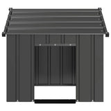 Vidaxxl Hundehütte mit Dach 85x107x81 cm aus verzinktem Stahl