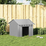Vidaxxl Hundehütte mit Dach 85x107x81 cm aus verzinktem Stahl