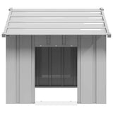 Vidaxxl Hundehütte mit Dach 85x107x81 cm aus verzinktem Stahl
