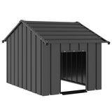 Vidaxxl Hundehütte mit Dach 83x130x85 cm aus verzinktem Stahl