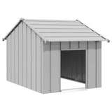 Vidaxxl Hundehütte mit Dach 83x130x85 cm aus verzinktem Stahl