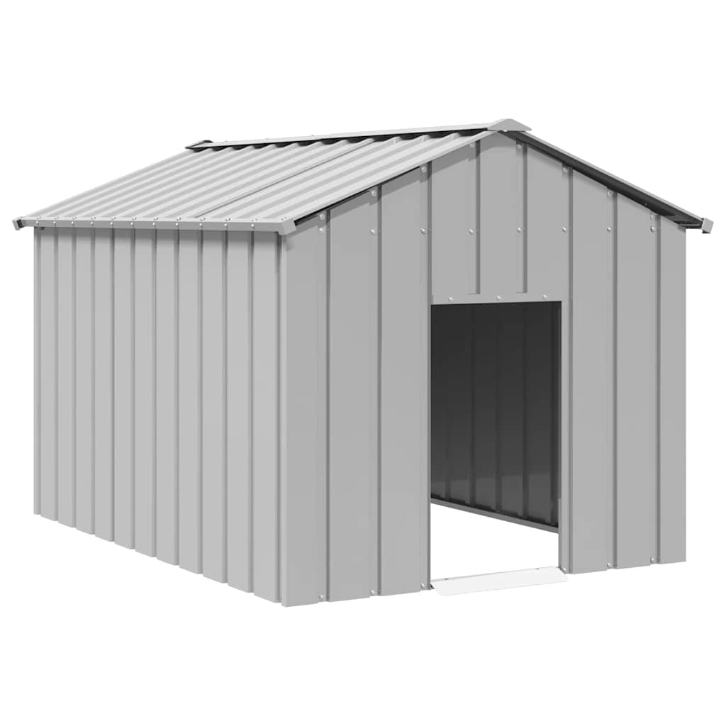 Vidaxxl Hundehütte mit Dach 113x153x101 cm aus verzinktem Stahl