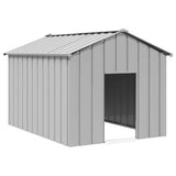 Vidaxxl Hundehütte mit Dach 113x153x101 cm aus verzinktem Stahl