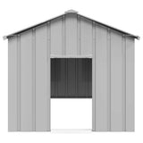 Vidaxxl Hundehütte mit Dach 113x153x101 cm aus verzinktem Stahl