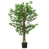 Vidaxl kunst ficus plant 788 bladeren 120 cm groen