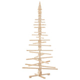 Vidaxl kerstdecoratie kerstboom 210 cm massief grenenhout