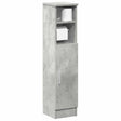 Vidaxl badkamerkast met rolhouder 20,5x22x90 cm betongrijs