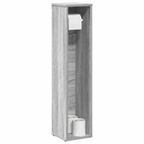 Vidaxl badkamerkast met rolhouder grijs sonoma 20,5x20x90 cm
