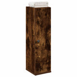Vidaxl badkamerkast met rolhouder 20,5x22x72 cm gerookt eikenkleurig