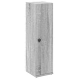Vidaxl badkamerkast met rolhouder 20,5x22x72 cm grijs sonoma eiken