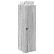 Vidaxl badkamerkast met rolhouder 20,5x22x72 cm grijs sonoma eiken