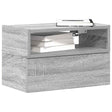 Vidaxl nachtkastje wandgemonteerd 45x26x28,5cm grijs sonoma eikenkleur