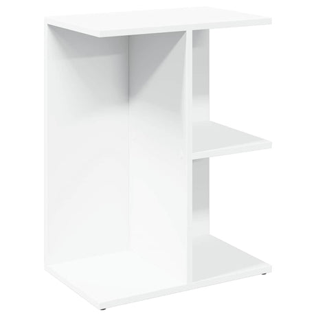 Vidaxl nachtkastje 46,5x29x61 cm bewerkt hout wit