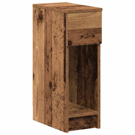 Vidaxl nachtkastje met lade 20x36x60 cm oud houtkleurig