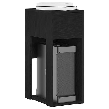 Vidaxl computertorenstandaard met lade 30x44x74 cm zwart