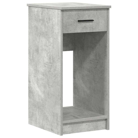 Vidaxl computertorenstandaard met lade 35x45x77 cm betongrijs