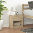 Vidaxl nachtkastje met lade 39x28x41 cm sonoma eikenkleurig