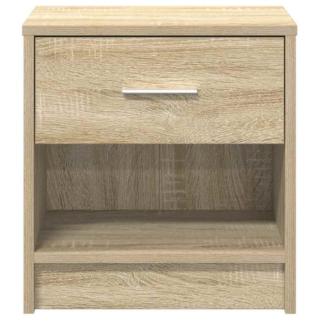 Vidaxl nachtkastjes 2 st met lade 39x28x41 cm sonoma eikenkleurig