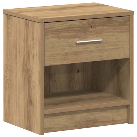 Vidaxl nachtkastjes 2 st met lade 39x28x41 cm artisanaal eikenkleurig