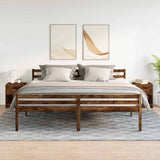 Vidaxl nachtkastjes 2 st met lade 40x34x50 cm gerookt eikenkleurig
