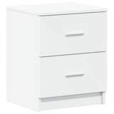 Vidaxl nachtkastje met 2 lades 40x36x50 cm wit
