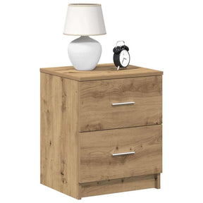 Vidaxl nachtkastjes 2 stuks met 2 lades artisan oak 40x36x50 cm