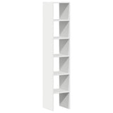 Vidaxl boekenkasten 2 st stapelbaar 30x30x80 cm bewerkt hout wit