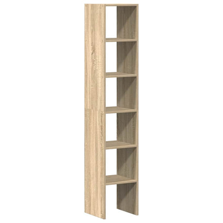 Vidaxl boekenkasten 2 st 30x30x80 cm bewerkt hout sonoma eiken