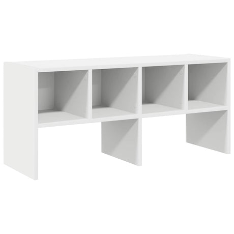 VidaXL Schuhregal stapelbar 89,5x30x40 cm weiß