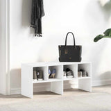 VidaXL Schuhregal stapelbar 89,5x30x40 cm weiß