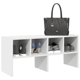 VidaXL Schuhregal stapelbar 89,5x30x40 cm weiß