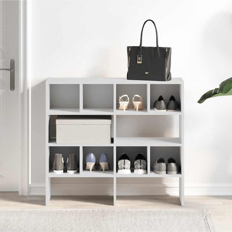 VidaXL Schuhregale 2 Stück stapelbar 89,5x30x40 cm weiß