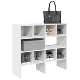 VidaXL Schuhregale 2 Stück stapelbar 89,5x30x40 cm weiß