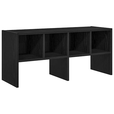 VidaXL Schuhregal stapelbar 89,5x30x40 cm schwarze Eiche