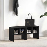 VidaXL Schuhregal stapelbar 89,5x30x40 cm schwarze Eiche