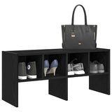 VidaXL Schuhregal stapelbar 89,5x30x40 cm schwarze Eiche